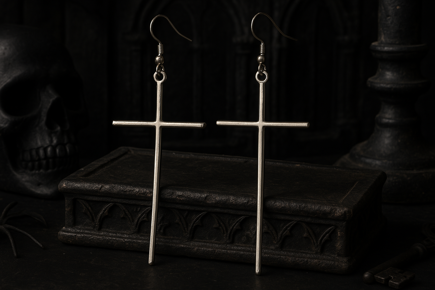 XL Cross earrings (3 colors)