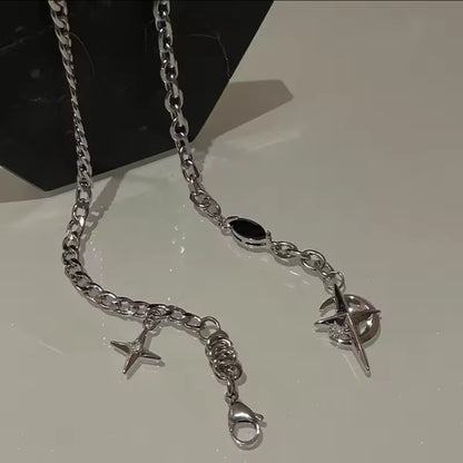 New collection : Punk stars necklace