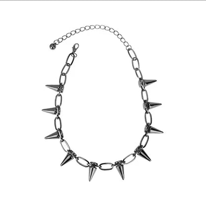 Spiked choker necklace (3 colors)